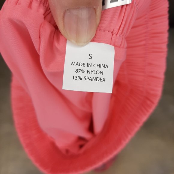 NWOT!!!  Lightweight Tulip Style running Shorts Rose Pink, inner shorts! - Picture 7 of 8